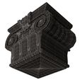 Wireframe-Low-Carved-Capital-01002-5.jpg Carved Capital 01002