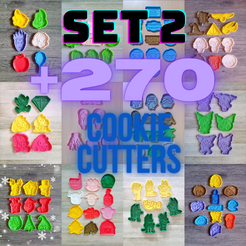 Set-numero-2.png COOKIE CUTTERS KIT 270+ / 36 COOKIE CUTTER PACKS