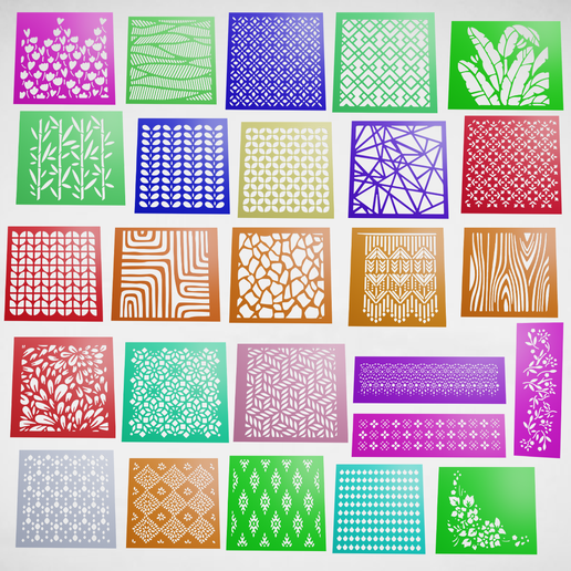 Set x26 stencil 3D model