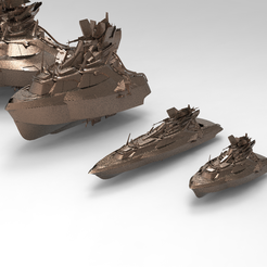 untitled.3416.png Descargar archivo OBJ Crucero Avanzado 5 barcos • Objeto imprimible en 3D, aramar