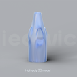 A_9_Renders_00.png Niedwica Vase A_9 | 3D printing vase | 3D model | STL files | Home decor | 3D vases | Modern vases | Abstract design | 3D printing | vase mode | STL