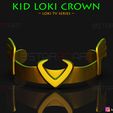 001.jpg KID Loki Crown - Loki TV series 2021 3D print model