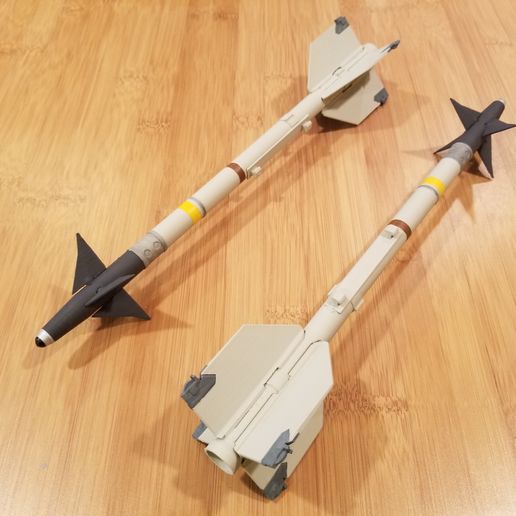 1/10th Scale AIM-9 Sidewinder 3D model