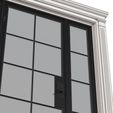 3ddd3.jpg Entrance modern street doors. Entrance to the house.Front Iron Doors. Outdoor Entrance classic door.Art Deco External Doors. Exterior Door.Street Doors.Double Exterior Door