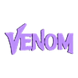 VENOM PART 2.stl Venom - logo