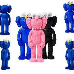 Portadas.png Fichier STL Kaws BFF Meilleurs amis pour la vie・Plan pour impression 3D à télécharger