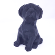Suna_piggy2_WB.png Adorable Low Poly Puppy Piggy Bank - NO SUPPORTS REQUIRED TO PRINT