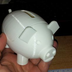 20151215_010805.jpg STL file Pig piggy bank・3D printer design to download, emajo