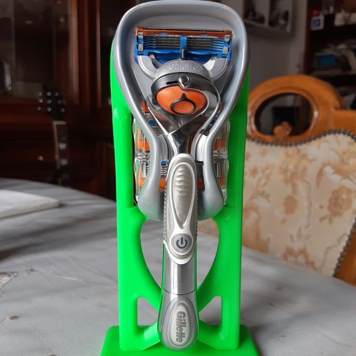 Gillette razor vertical stand 3D model