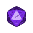 Gem - D20 Chonky.stl Gem Dice - Capygon Diceset