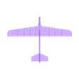 Sturdy-Glider-thinbody.stl Rubber Band Glider with Reinforced Wings