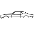 Chevrolet-Camaro-1968-Wing.png Camaro Multipack Silhouette Wall Art