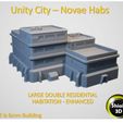 BT-b-UnityCity-NovaeHabs-B3.jpg 6mm SciFi Terrain - Large Double Residential Habitation - Enhanced
