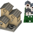 Image_1.png STL file BirdHouse - Nichoir à oiseau - Cabane à oiseau・Model to download and 3D print