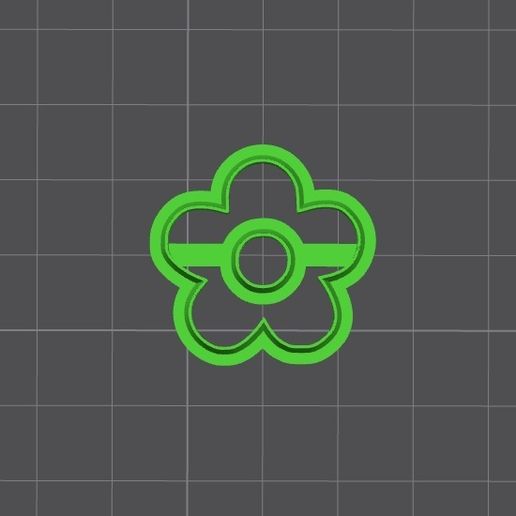 Flor3-1.jpg Polymer clay / cookie cutter pack flower shape #3