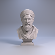 frame_0001.png Avicenna Bust – Sculpture 3D Printable STL File