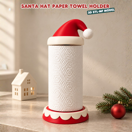 Santa Hat Paper Towel