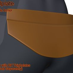 SFA_TAIL_01.jpg Download file Female Tail Armor [CFA] • Model to 3D print, makerbak3d