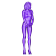 Last_Version_Ex150p_fixed.stl Pose N1 Attractive woman Miniature 3d print Model