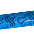 5896564545.jpg Lion clay Roller stl file / clay Rolling Pin stl, animals clay cutter printer