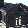 20.jpg House with chimney 1 - Hobbit Dark Age Medieval terrain