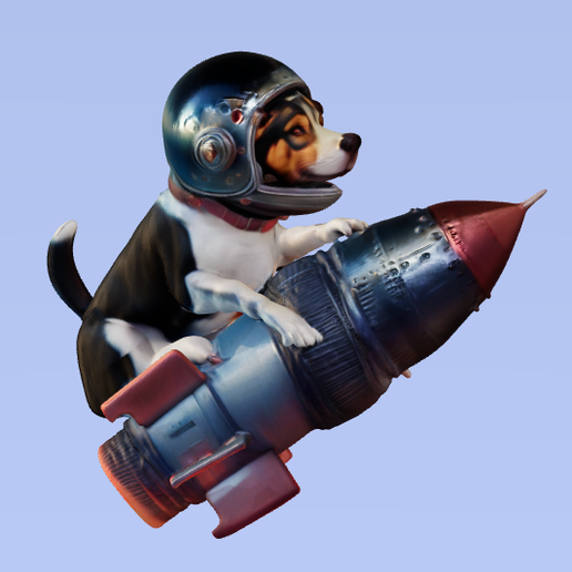 Opera-Snapshot_2024-11-15_030721_www.tripo3d.ai.png Chien astronaute chevauchant une fusée Modèle 3D - STL, 3MF, OBJ + Textures
