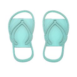 Sandals-1-Cookie-Cutter.jpg STL file SANDALS COOKIE CUTTER, SUMMER COOKIE CUTTER, BEACH COOKIE CUTTER・3D printing model to download, mipm