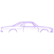 yenko stinger 1967.stl Wall Silhouette: Chevrolet Set