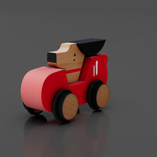 Wooden Toy Car