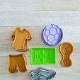 Ree ia ere Tete SOCCER COOKIE CUTTERS - SOCCER COOKIE CUTTERS KIT X6