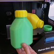 1.png 3D printable bottle and screw cap