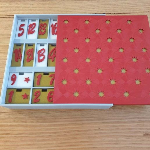 Free STL file Christmas Advent Calendar Chess・3D printing template to