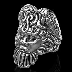 Poseidon-Ring-1.jpg STL file Poseidon Ring・3D printable model to download