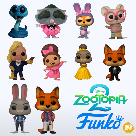 👾 Zootopia 2 Funko・ STL File for 3D printing・Cults