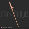 1.png Hyoujin-Yari Level 2 – Onimusha 2 Inspired Ice Spear – 3D Printable Staff Prop