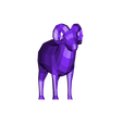 BighornSheep.obj OBJ-Datei Bighorn sheep kostenlos・Design zum 3D-Drucken zum herunterladen