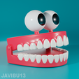 chompRender_Edited.png Teeth Denture Toy - 3D Print ready