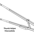 Training Chopsticks Design Patent 2020-Header-Finger_Helpers_on_T1 Std_FIG11_FIG13_Open_Posture_FRD-cropped.png Finger Helpers for Training Chopsticks