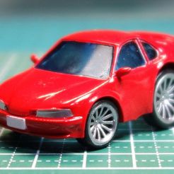 DSC05567-43.jpg Free STL file Honda Prelude (deformed miniature car)・3D print design to download