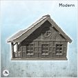 5.jpg Long modern house with column awning and wooden fence (7) - Cold Era Modern Warfare Conflict World War 3