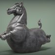 untitled.1124.jpg Fat horse statue 3D Model