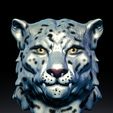 snow-leopard-3d.jpg Snow Leopard Keychain