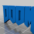 DOOM_Logo_Insert_V4.png DOOM shotgun mount / Wall hanger