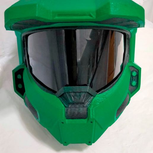 😇 Real HALO Helmet Master Chief・ STL File for 3D printing・Cults