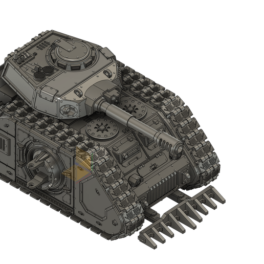 🪖 Strike Combat Battle Tank・ STL File for 3D printing・Cults