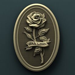 927. Panno.jpg Fichier STL gratuit Roses・Objet pour impression 3D à télécharger