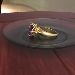 untitled.73.jpg Free STL file 3d printable ring・3D printer design to download