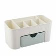 00.jpg DESKTOP ORGANIZER (cosmetic organizer, drawer organizer, puff storage, cleansing pad holder, nail clipper storage, brush organizer, skincare bottle storage, perfume organizer, small object holder, daily necessities organizer, jewelry storage)