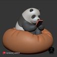Panda_-Image_Color_002_AZ3DDOJO.jpg Panda Bear STL for 3D Printing