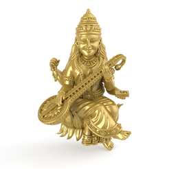 saraswati-mata-cad-file-pic-1.png Fichier STL Saraswati mata cad file・Objet imprimable en 3D à télécharger